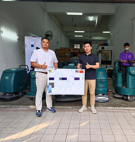 Registro de capacitación de clientes de Jiechi en Malasia