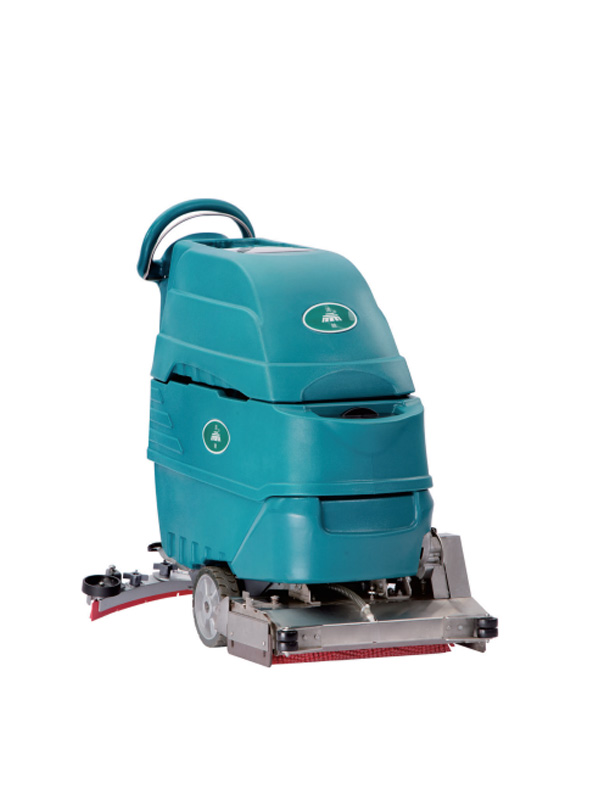 Barredora-fregadora compacta combinada con operador a pie JIECHI M12